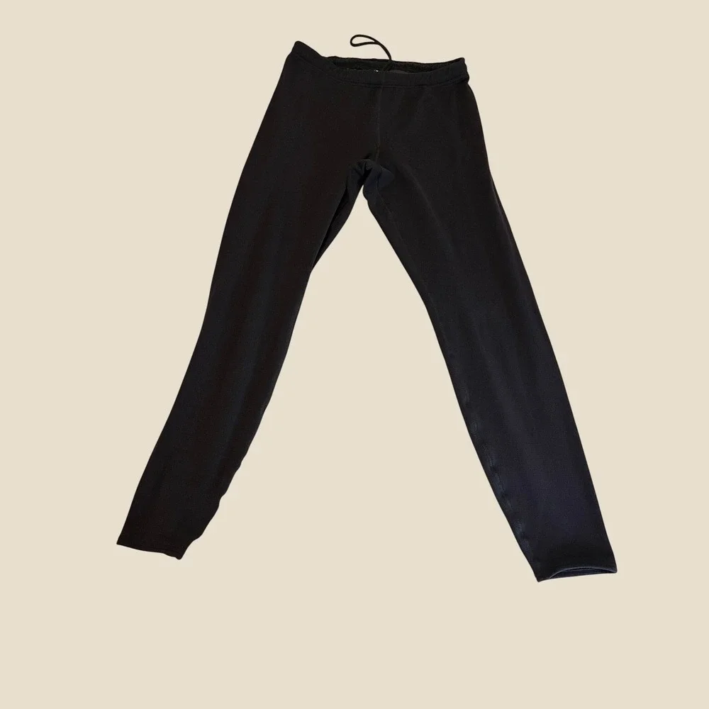 Patagonia Capilene Midweight Base Layer Pants Mens Medium Black Thermal Leggings